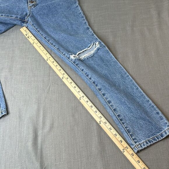 WeWoreWhat Jeans Womens 25 High Waisted Button Fly Jeans Distressed - Picture 10 of 10